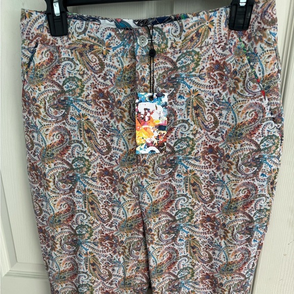 Robert Graham Paisley Pants Size 4 NWT - Picture 3 of 16